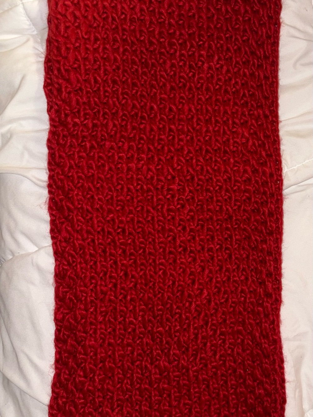 Old Navy Red Knit Scarf